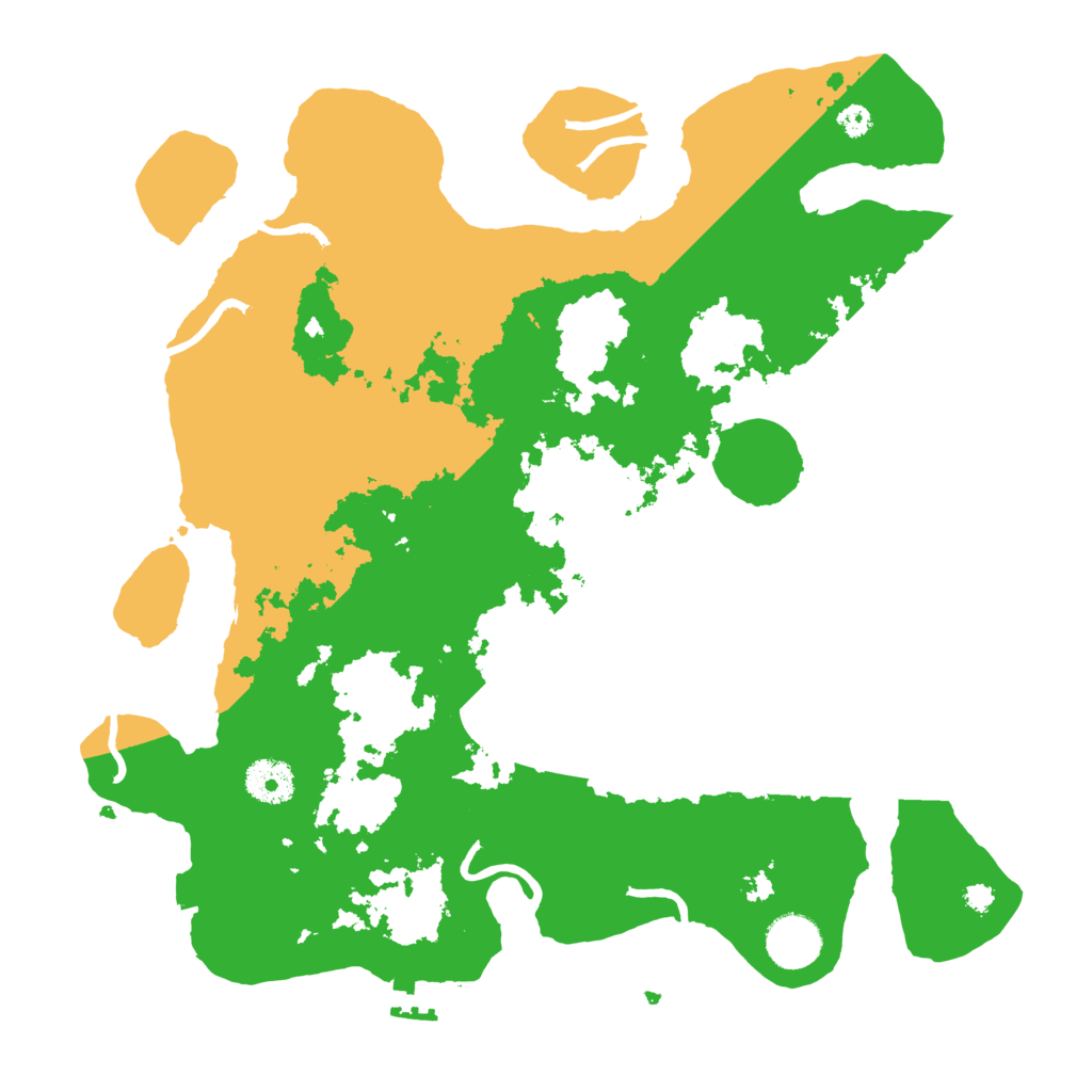 Biome Rust Map: Procedural Map, Size: 3500, Seed: 889952171