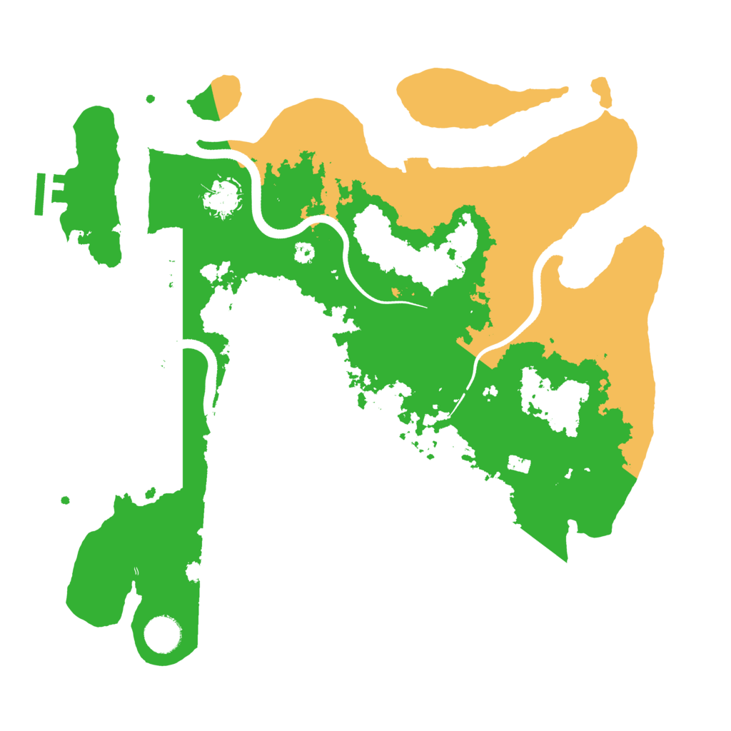 Biome Rust Map: Procedural Map, Size: 3500, Seed: 1906499967