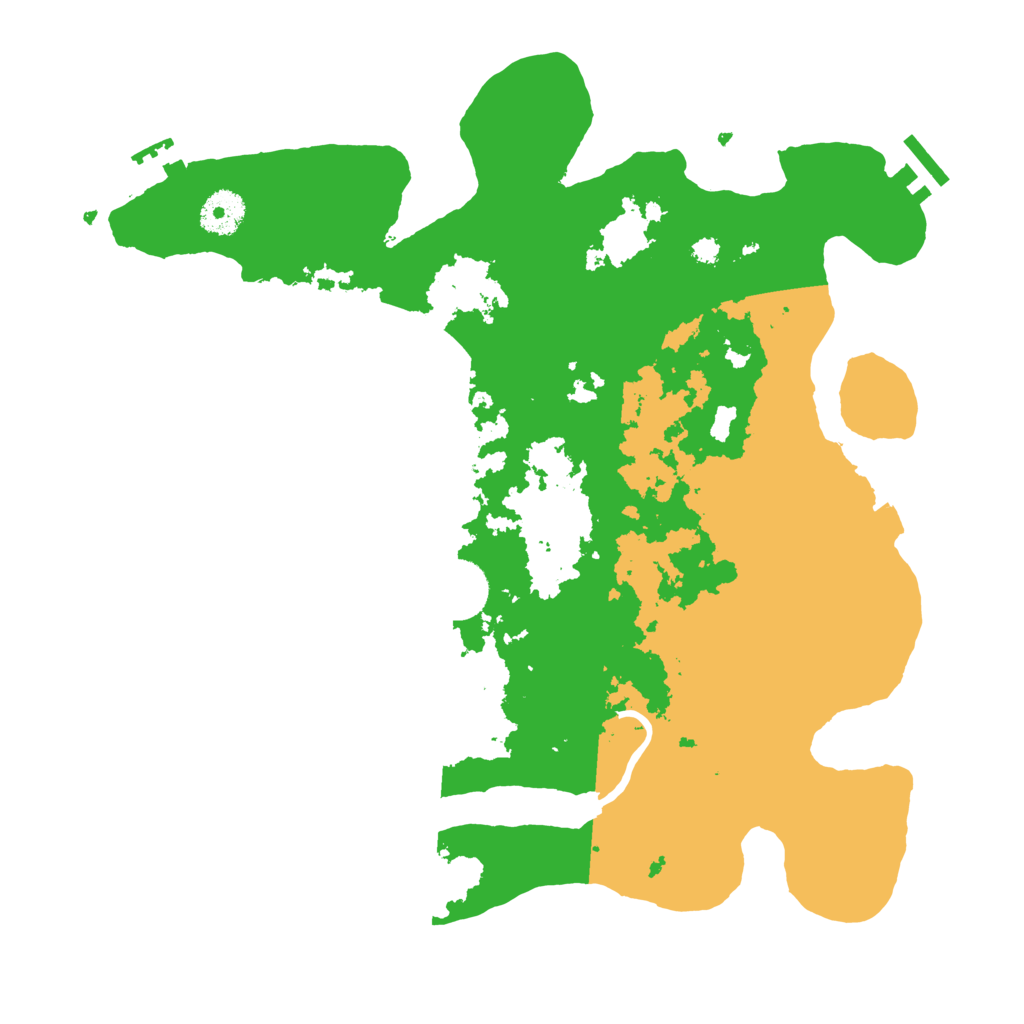 Biome Rust Map: Procedural Map, Size: 3500, Seed: 124479480