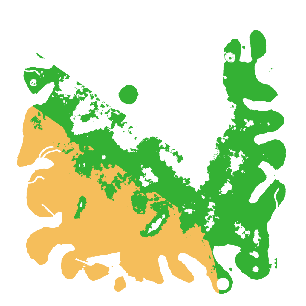 Biome Rust Map: Procedural Map, Size: 4500, Seed: 65537667