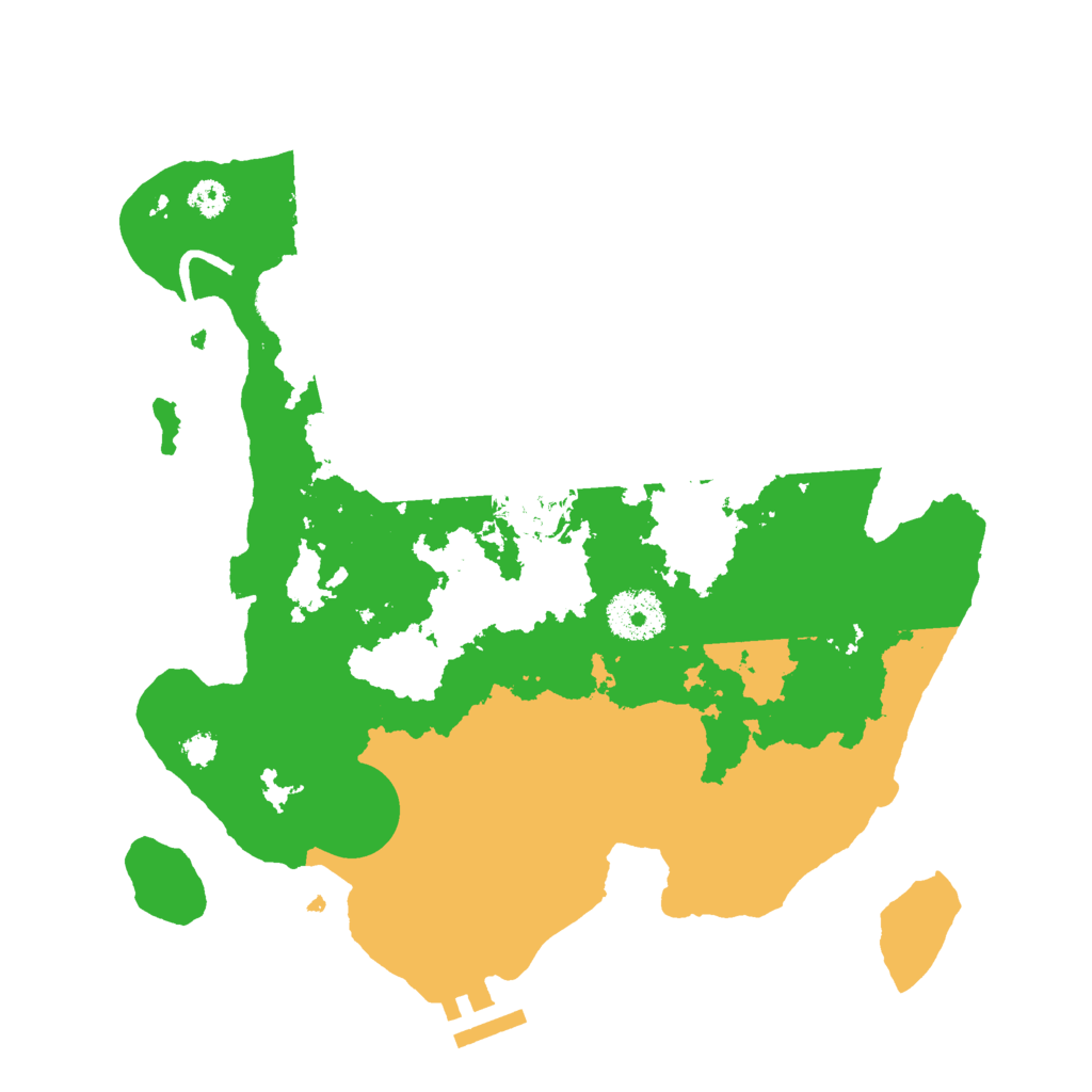 Biome Rust Map: Procedural Map, Size: 3000, Seed: 69690