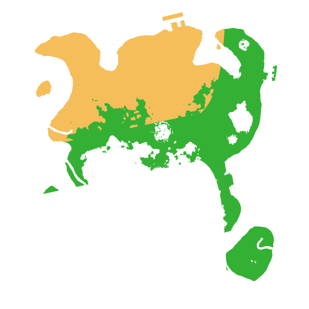 Biome Rust Map: Procedural Map, Size: 3000, Seed: 591885960