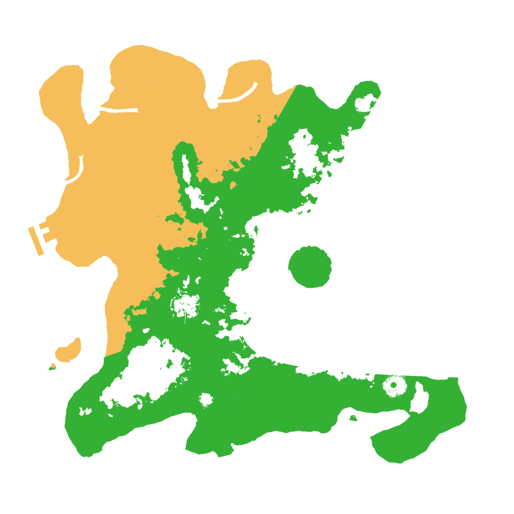 Biome Rust Map: Procedural Map, Size: 3500, Seed: 161368222