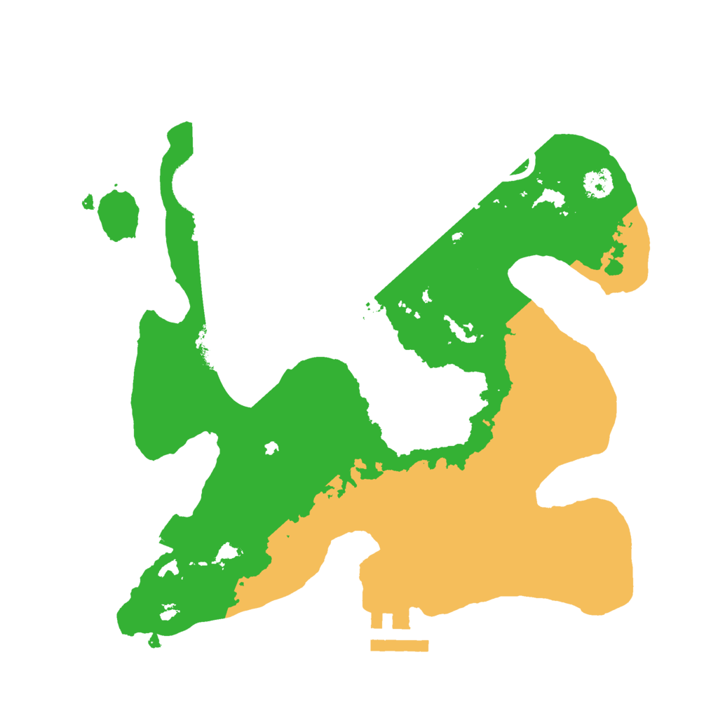 Biome Rust Map: Procedural Map, Size: 2500, Seed: 7448754