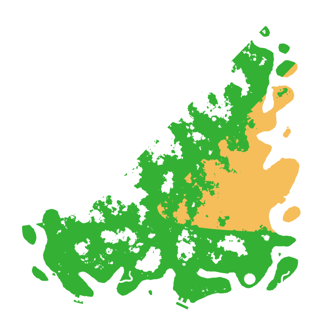 Biome Rust Map: Procedural Map, Size: 5000, Seed: 2076899751