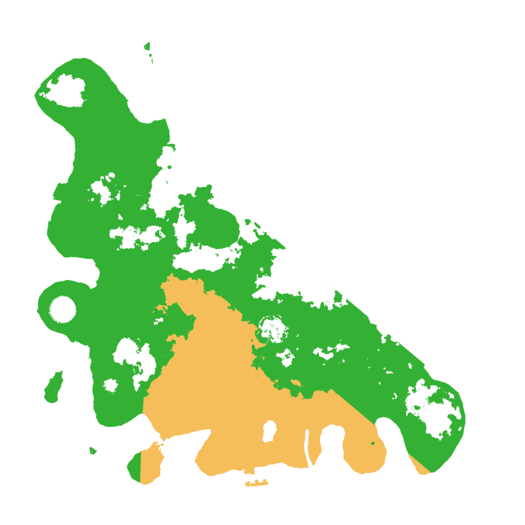 Biome Rust Map: Procedural Map, Size: 3500, Seed: 1707670864