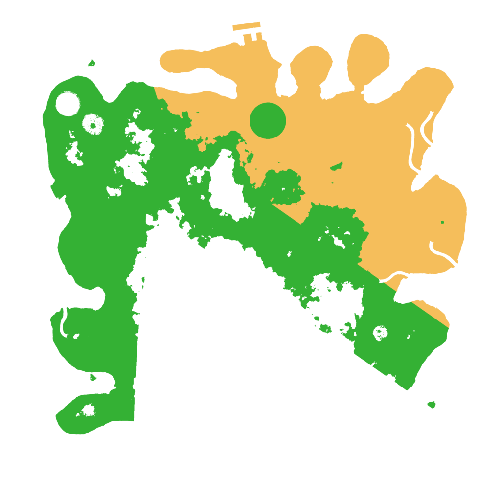 Biome Rust Map: Procedural Map, Size: 3650, Seed: 1342