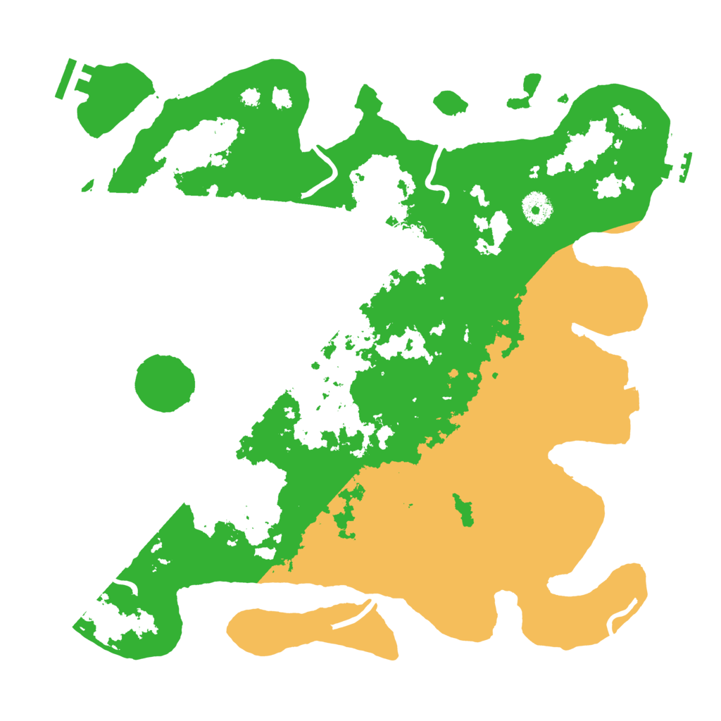 Biome Rust Map: Procedural Map, Size: 3500, Seed: 524443873