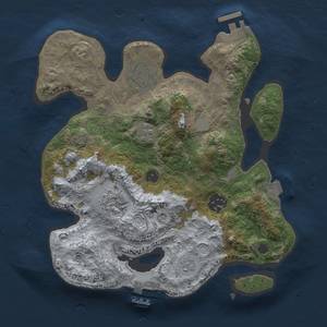 Thumbnail Rust Map: Procedural Map, Size: 2750, Seed: 1352920206, 12 Monuments