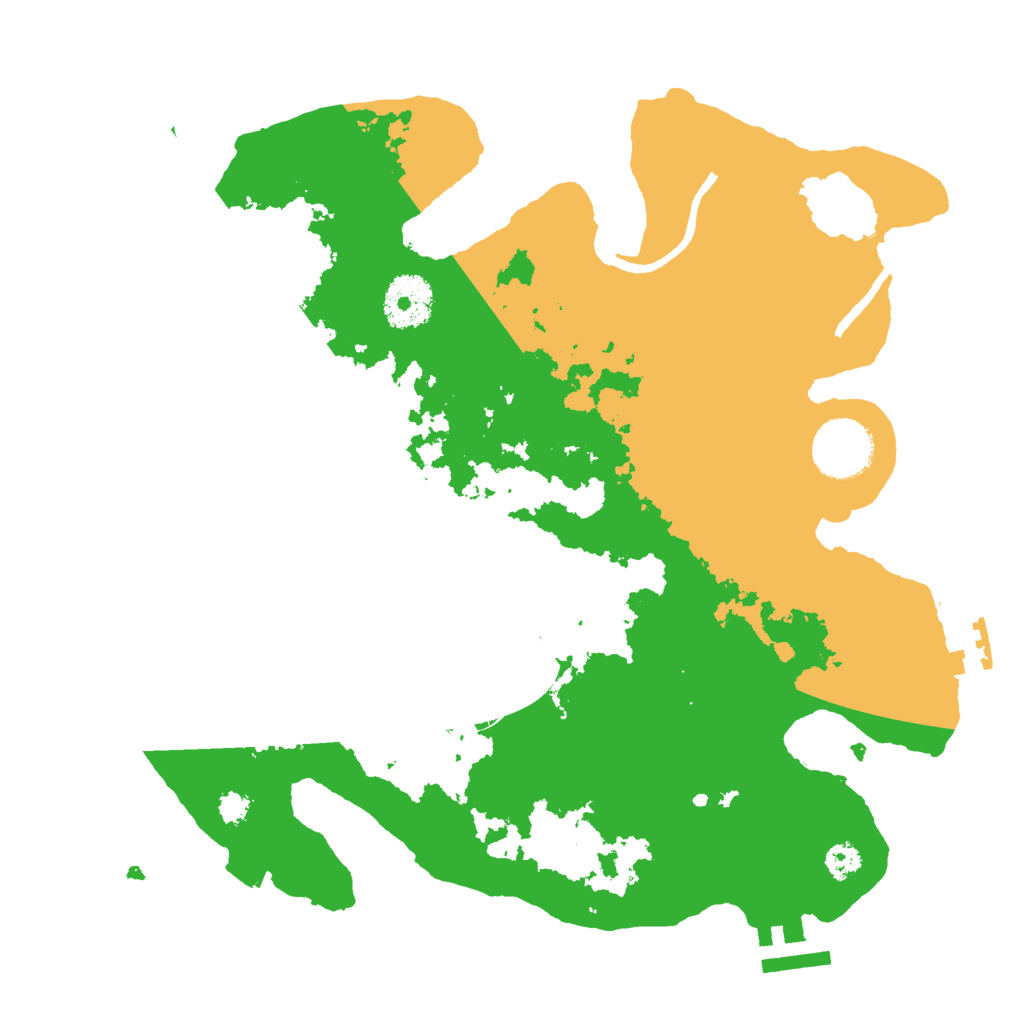Biome Rust Map: Procedural Map, Size: 3000, Seed: 489476413