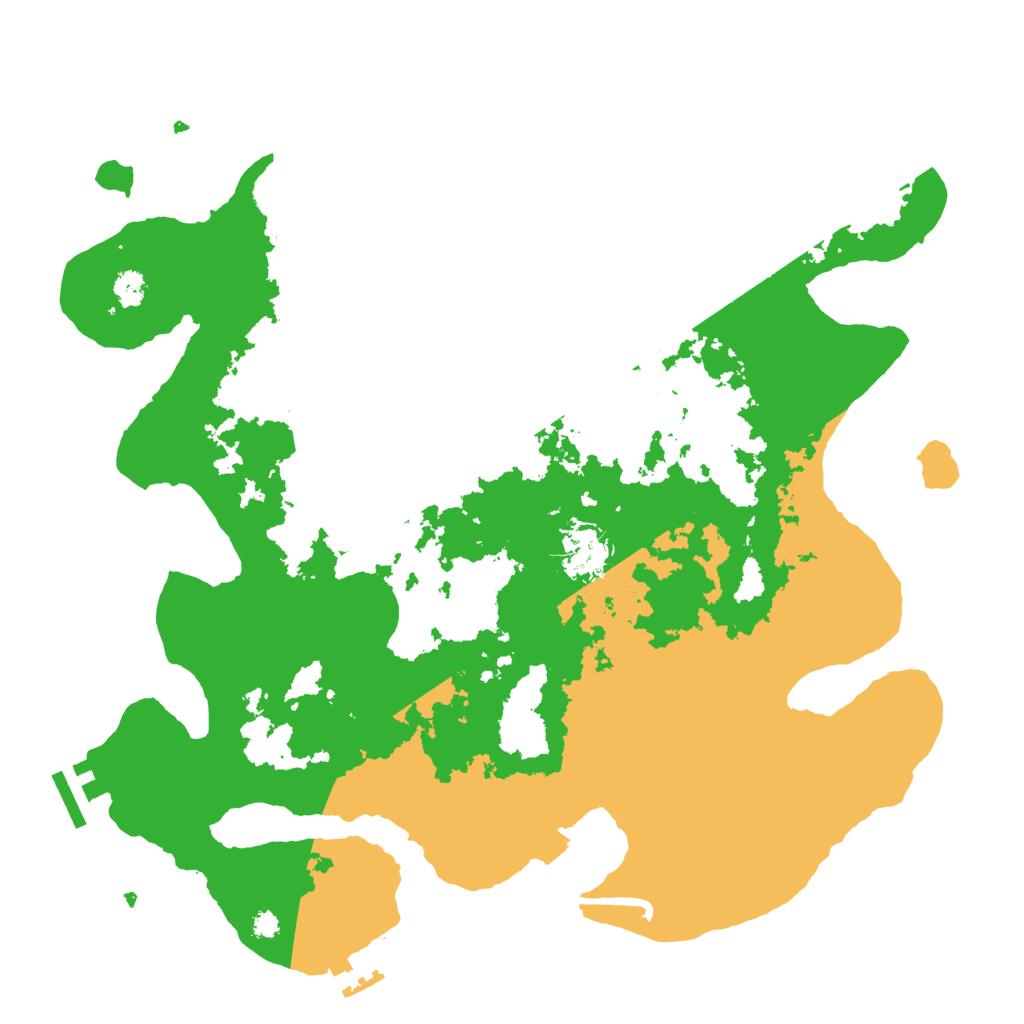 Biome Rust Map: Procedural Map, Size: 3500, Seed: 223450539