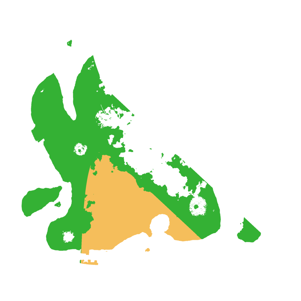 Biome Rust Map: Procedural Map, Size: 2500, Seed: 1733962598