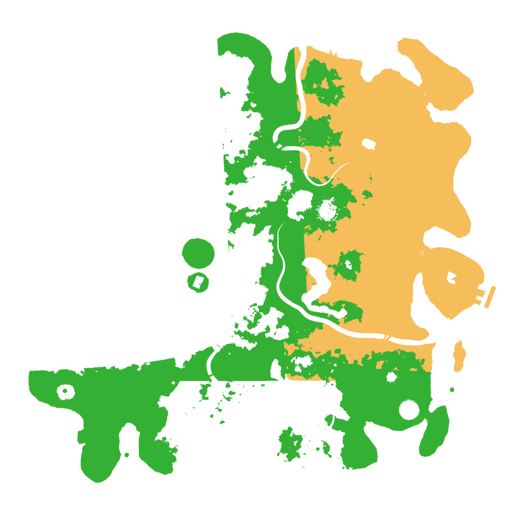 Biome Rust Map: Procedural Map, Size: 4500, Seed: 1496381094