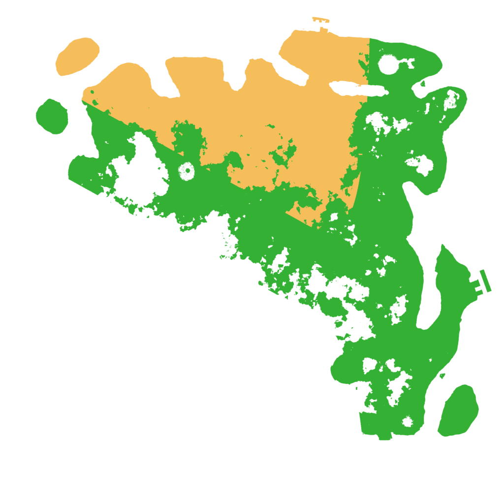 Biome Rust Map: Procedural Map, Size: 4444, Seed: 1820240708