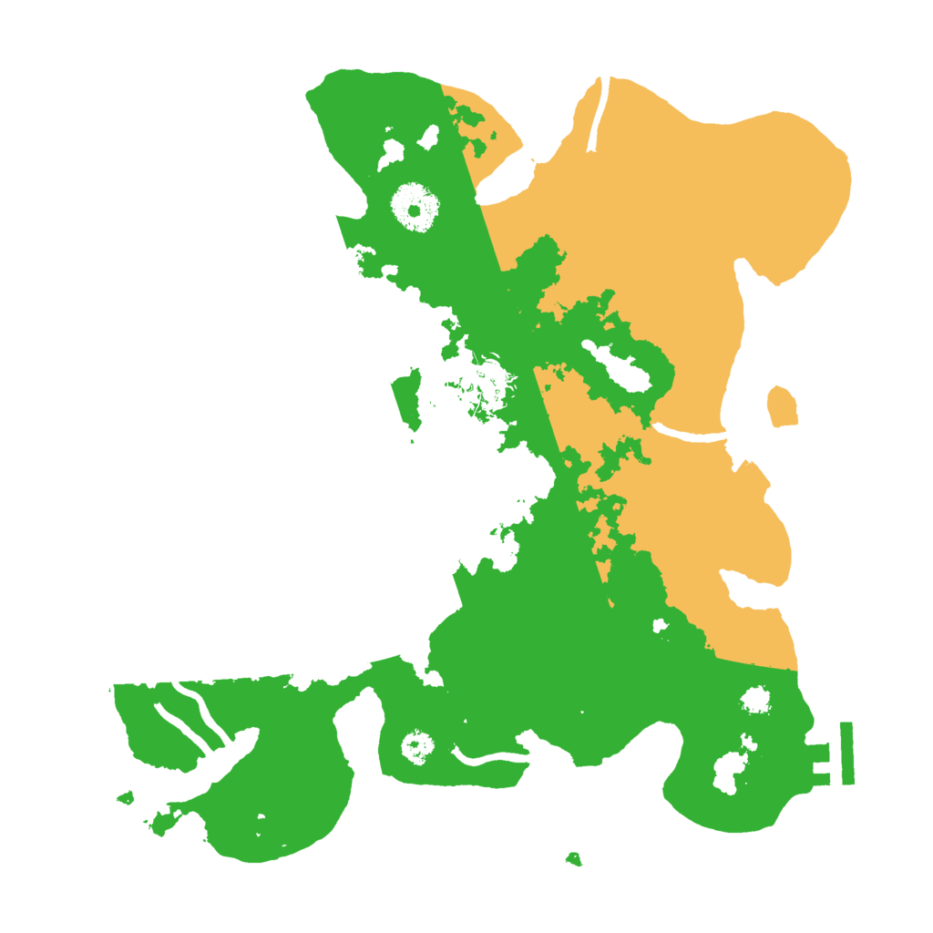 Biome Rust Map: Procedural Map, Size: 3000, Seed: 8046