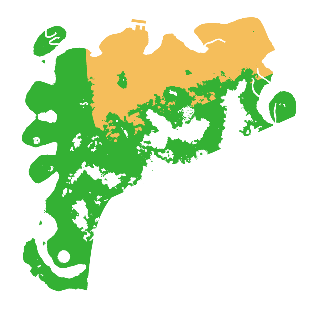 Biome Rust Map: Procedural Map, Size: 4500, Seed: 108493476