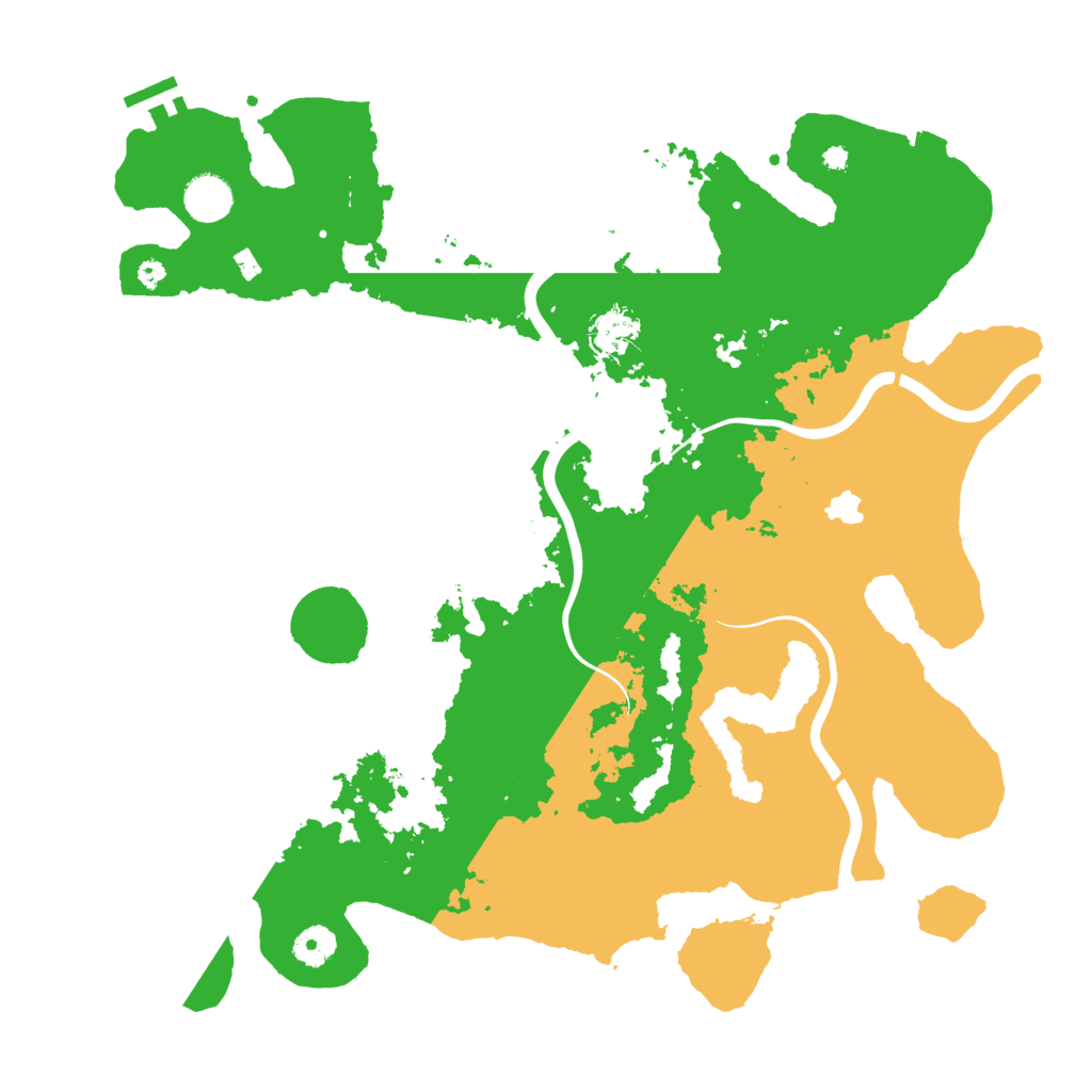 Biome Rust Map: Procedural Map, Size: 4000, Seed: 1372980591