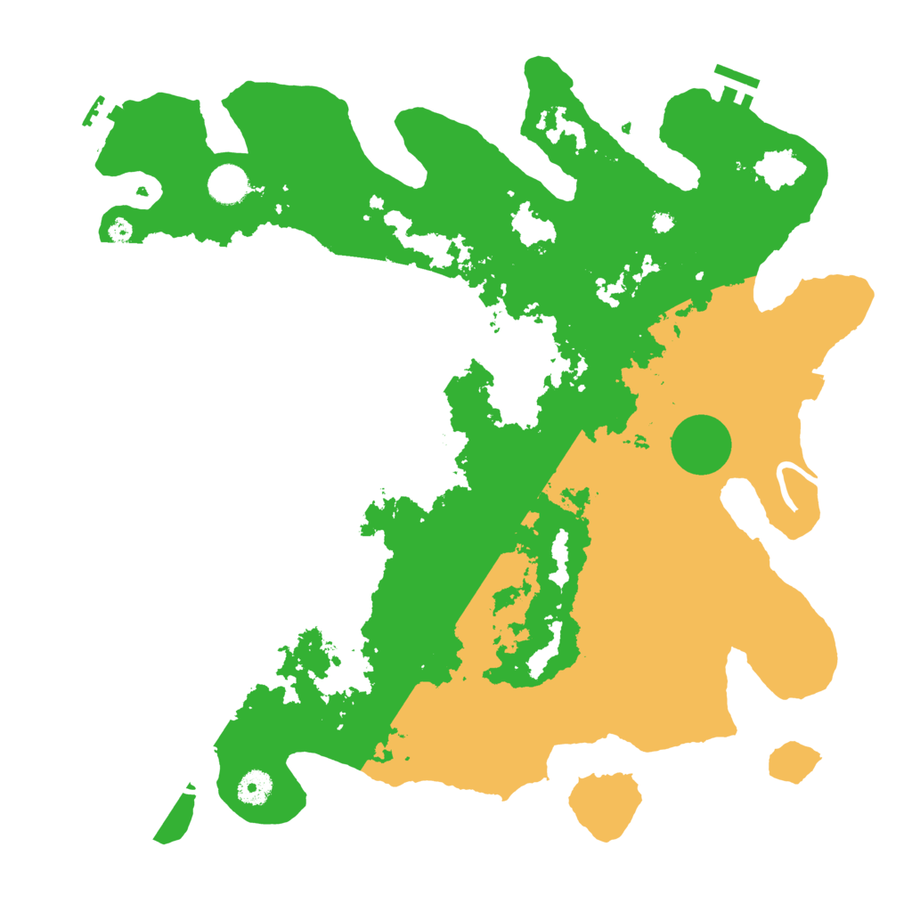 Biome Rust Map: Procedural Map, Size: 4000, Seed: 1372980591