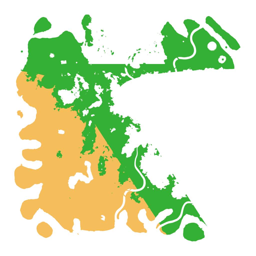 Biome Rust Map: Procedural Map, Size: 5000, Seed: 1235915
