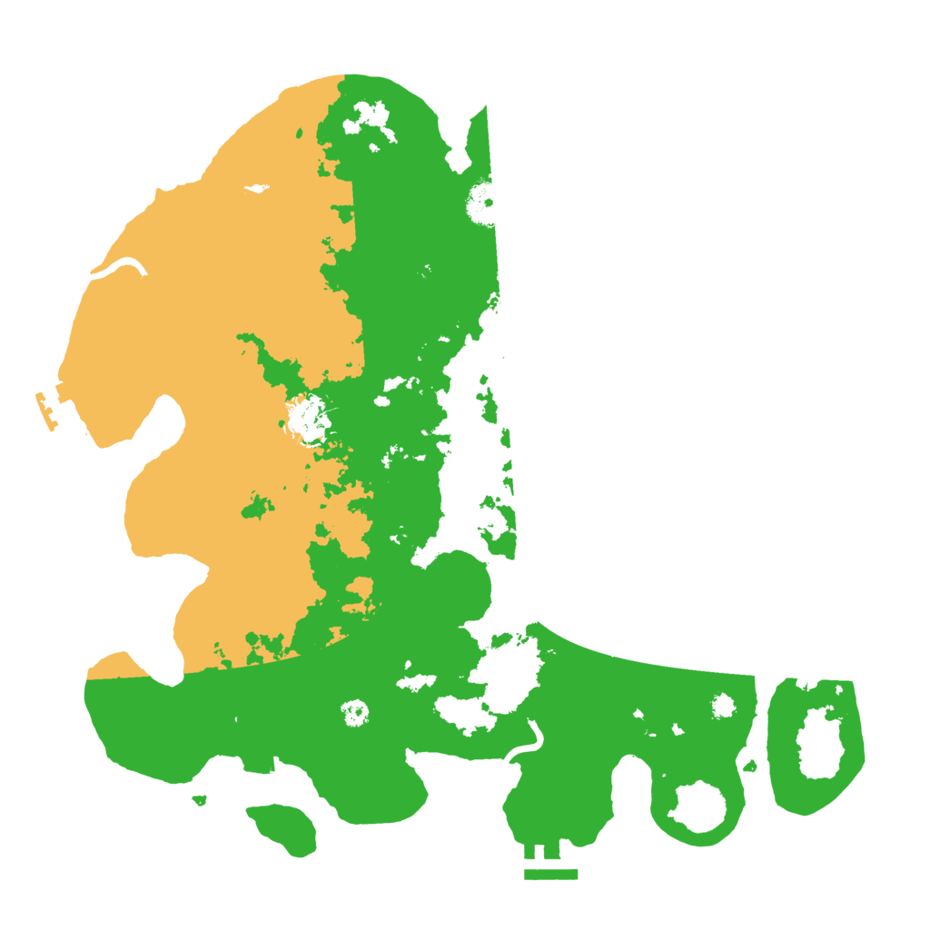 Biome Rust Map: Procedural Map, Size: 3500, Seed: 1387611765