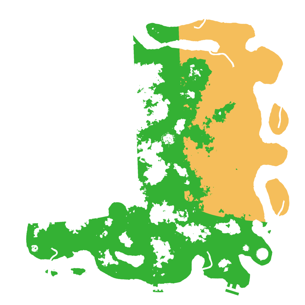 Biome Rust Map: Procedural Map, Size: 4500, Seed: 1749910180