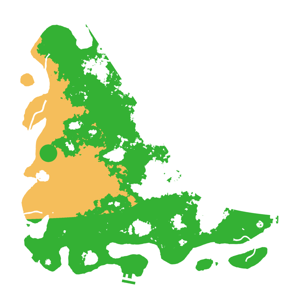 Biome Rust Map: Procedural Map, Size: 4500, Seed: 700315167