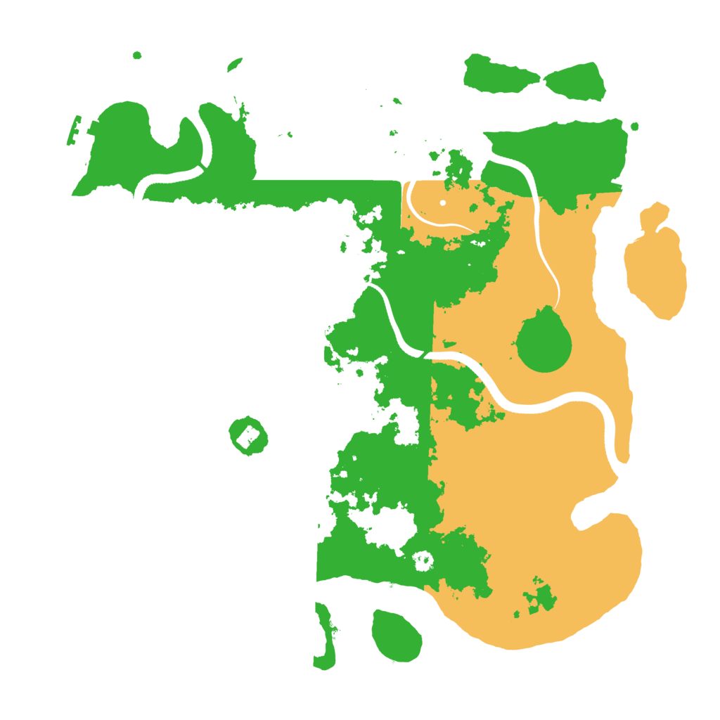 Biome Rust Map: Procedural Map, Size: 3500, Seed: 805680640