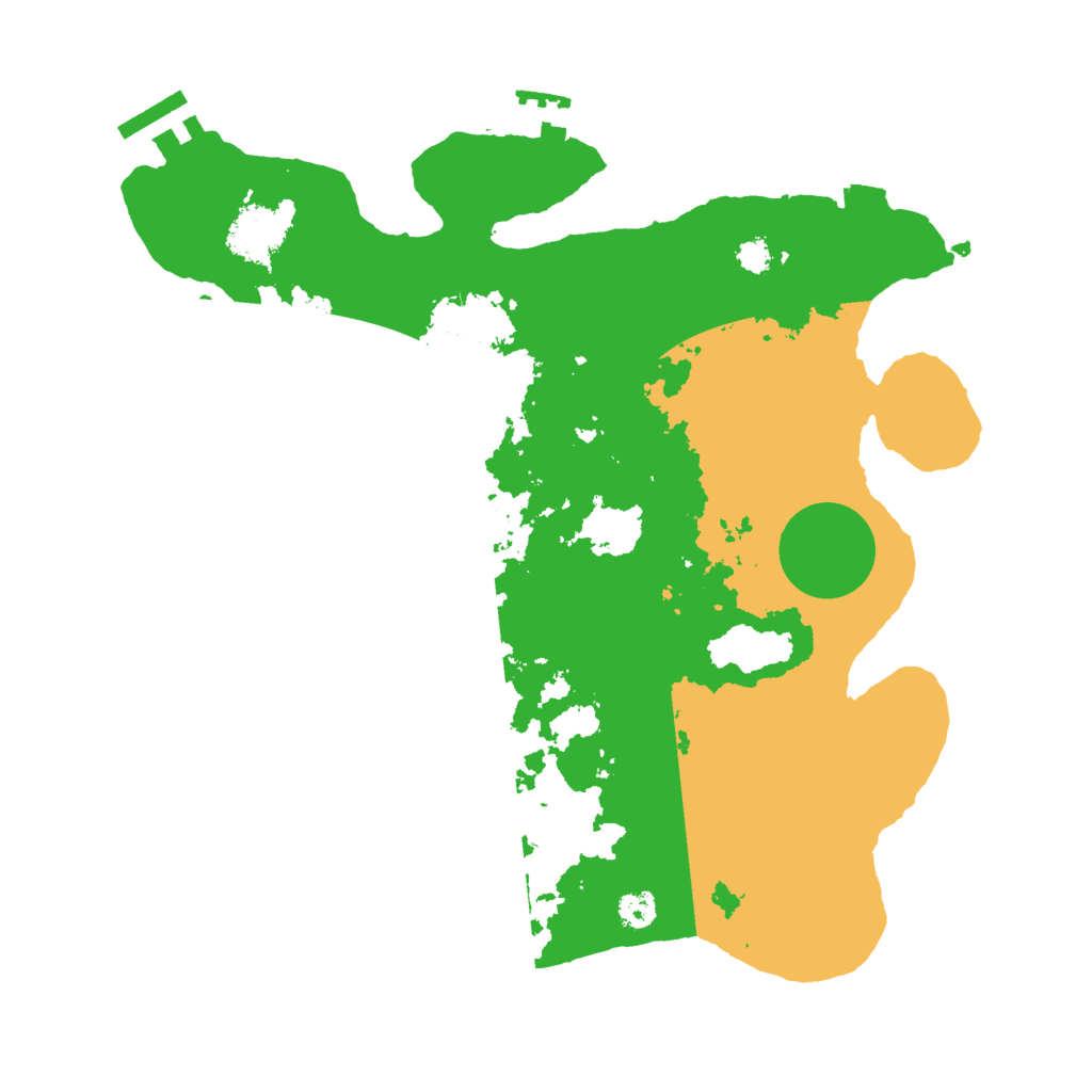 Biome Rust Map: Procedural Map, Size: 3000, Seed: 1264061702