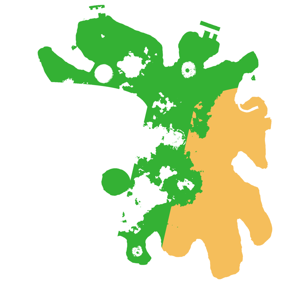 Biome Rust Map: Procedural Map, Size: 3000, Seed: 691039391