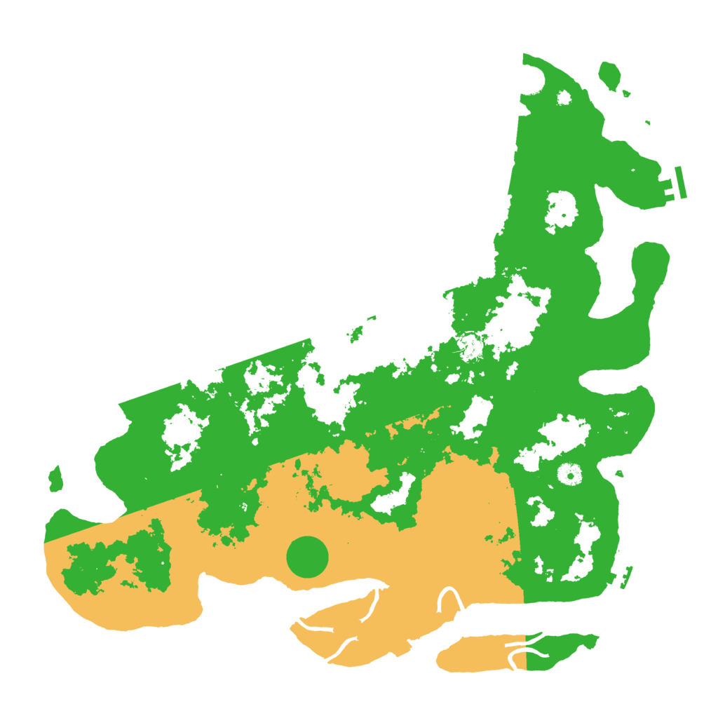 Biome Rust Map: Procedural Map, Size: 4500, Seed: 315686140
