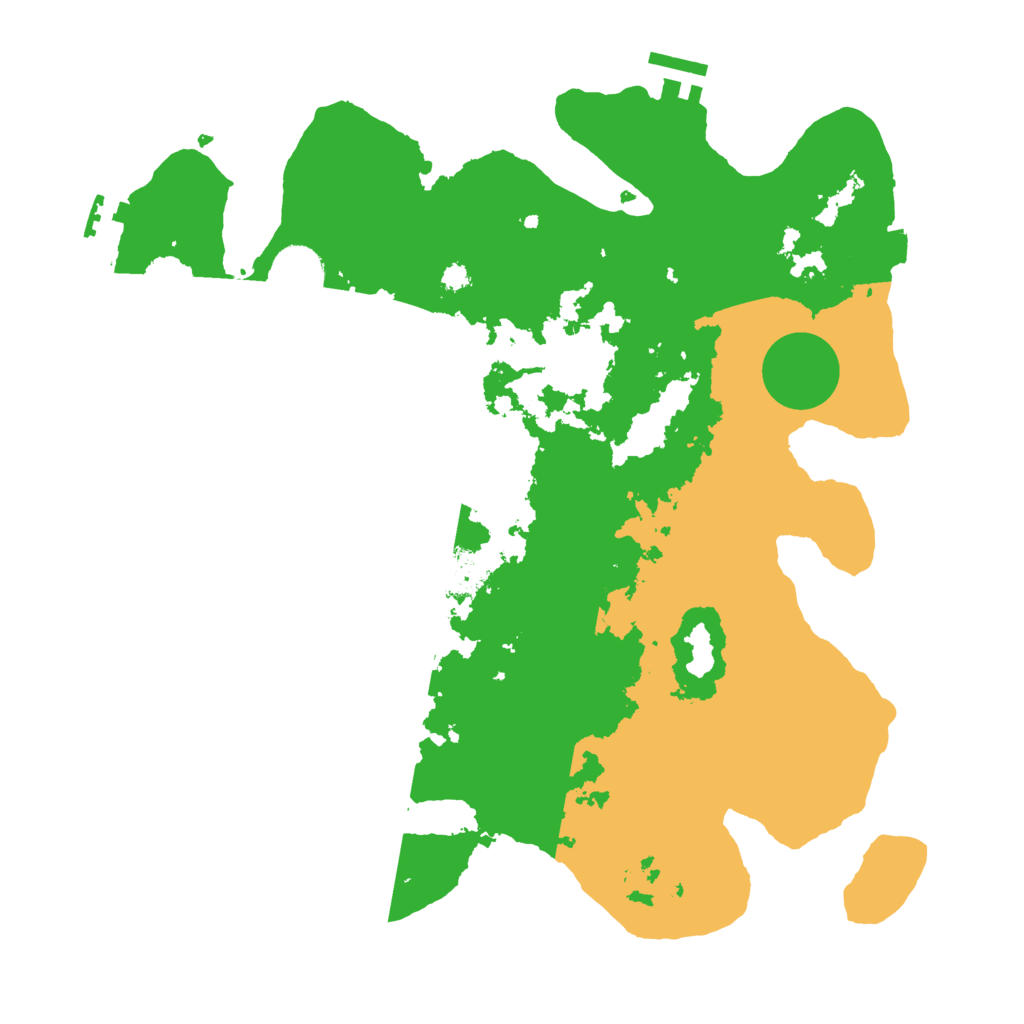 Biome Rust Map: Procedural Map, Size: 3500, Seed: 1983020668