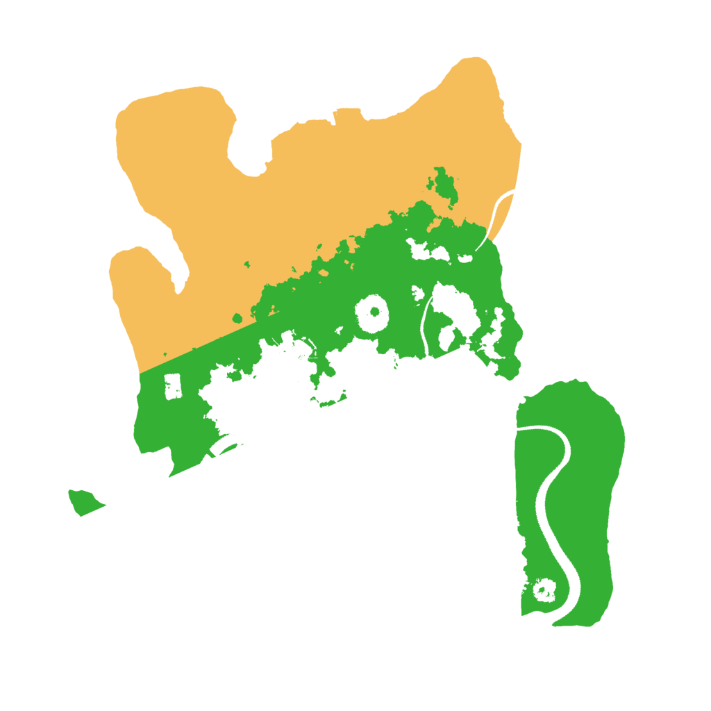 Biome Rust Map: Procedural Map, Size: 3000, Seed: 5793