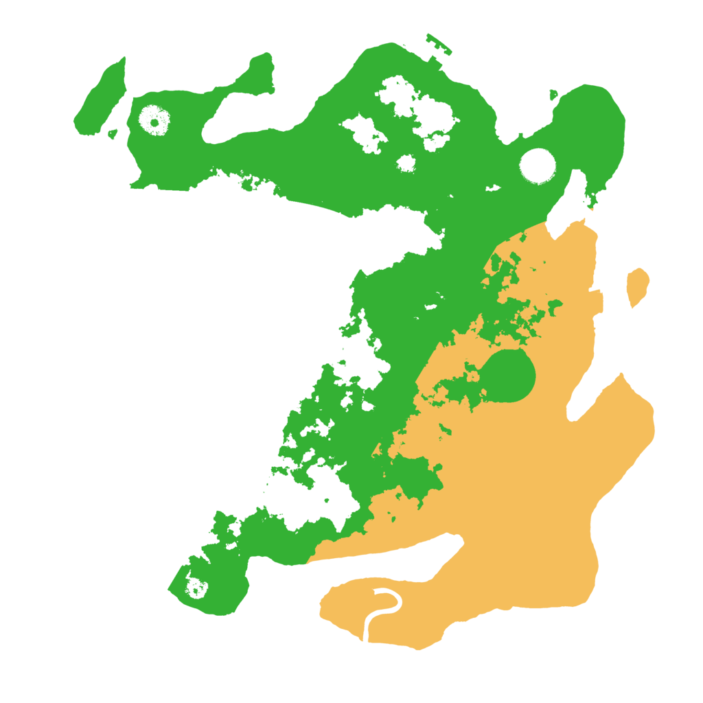 Biome Rust Map: Procedural Map, Size: 3500, Seed: 1944564508