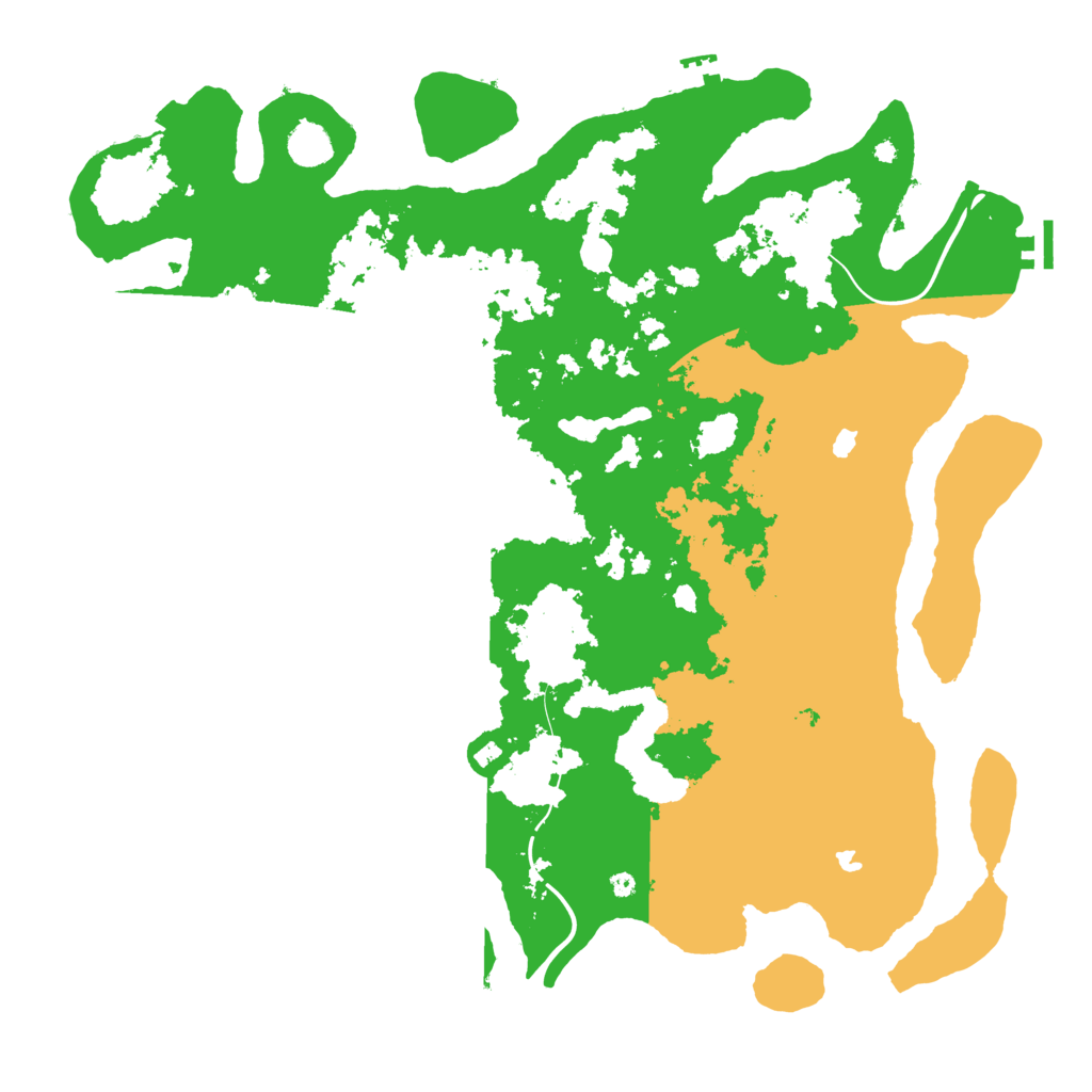 Biome Rust Map: Procedural Map, Size: 4500, Seed: 947954246