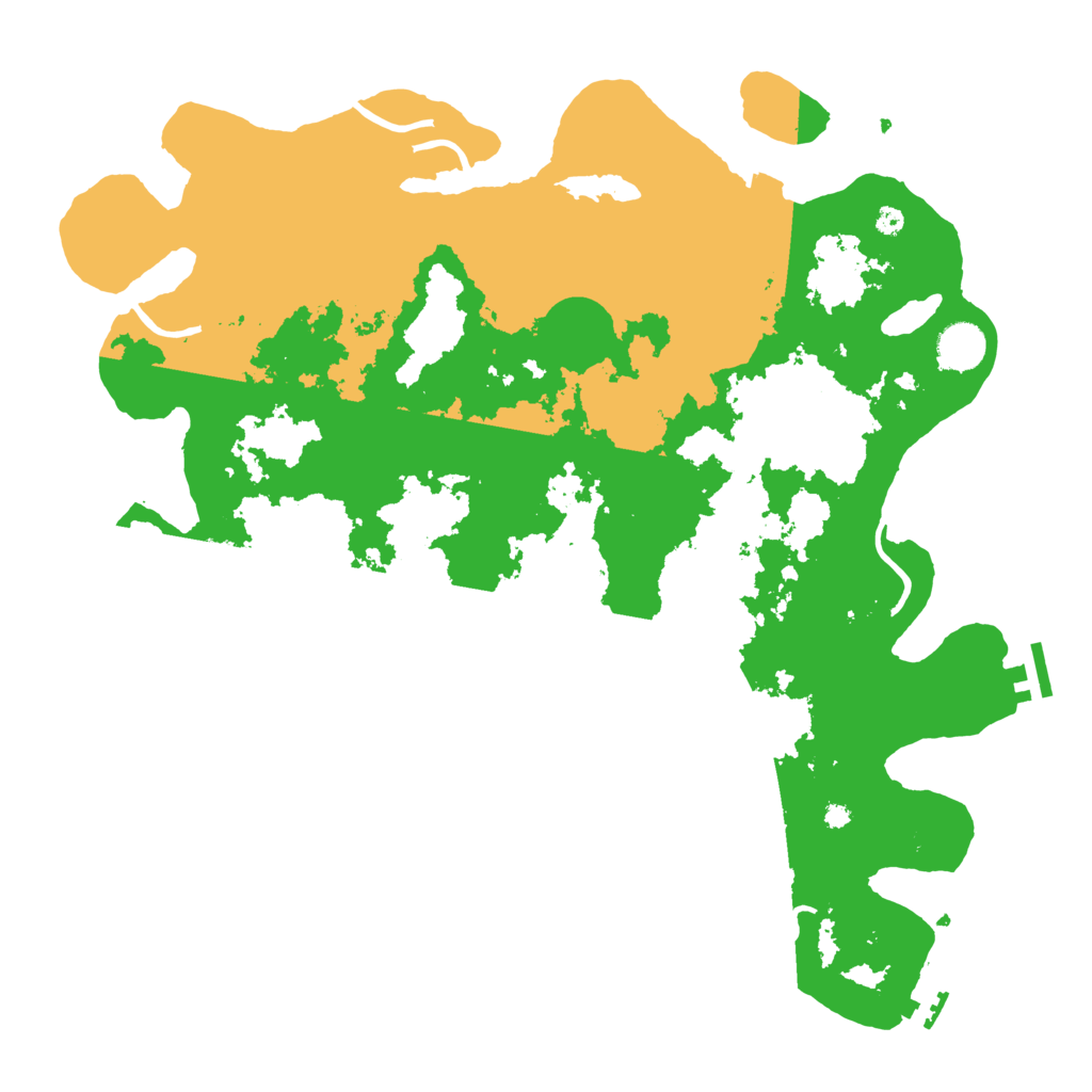 Biome Rust Map: Procedural Map, Size: 4000, Seed: 74512071