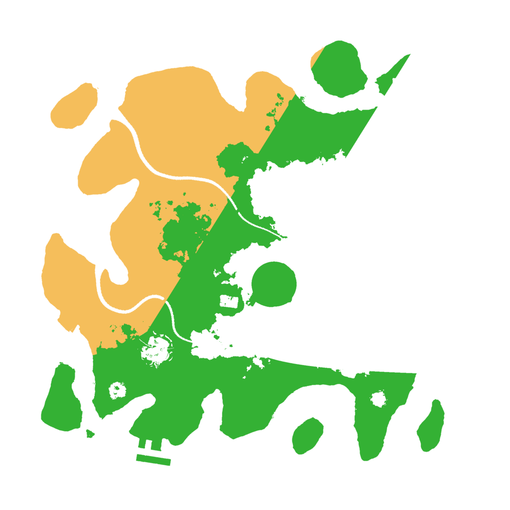 Biome Rust Map: Procedural Map, Size: 3000, Seed: 1325757792