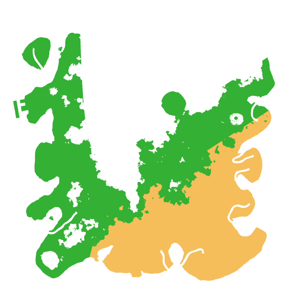 Biome Rust Map: Procedural Map, Size: 3500, Seed: 455923098