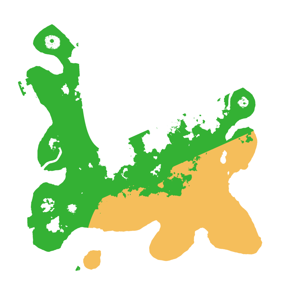 Biome Rust Map: Procedural Map, Size: 3000, Seed: 3209