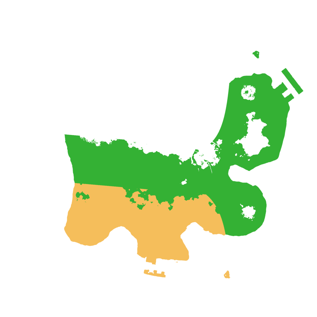 Biome Rust Map: Procedural Map, Size: 2200, Seed: 1943499396