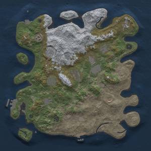 Thumbnail Rust Map: Procedural Map, Size: 4000, Seed: 688243162, 19 Monuments