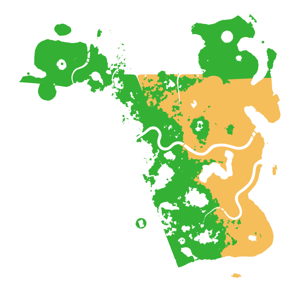 Biome Rust Map: Procedural Map, Size: 4500, Seed: 230090456
