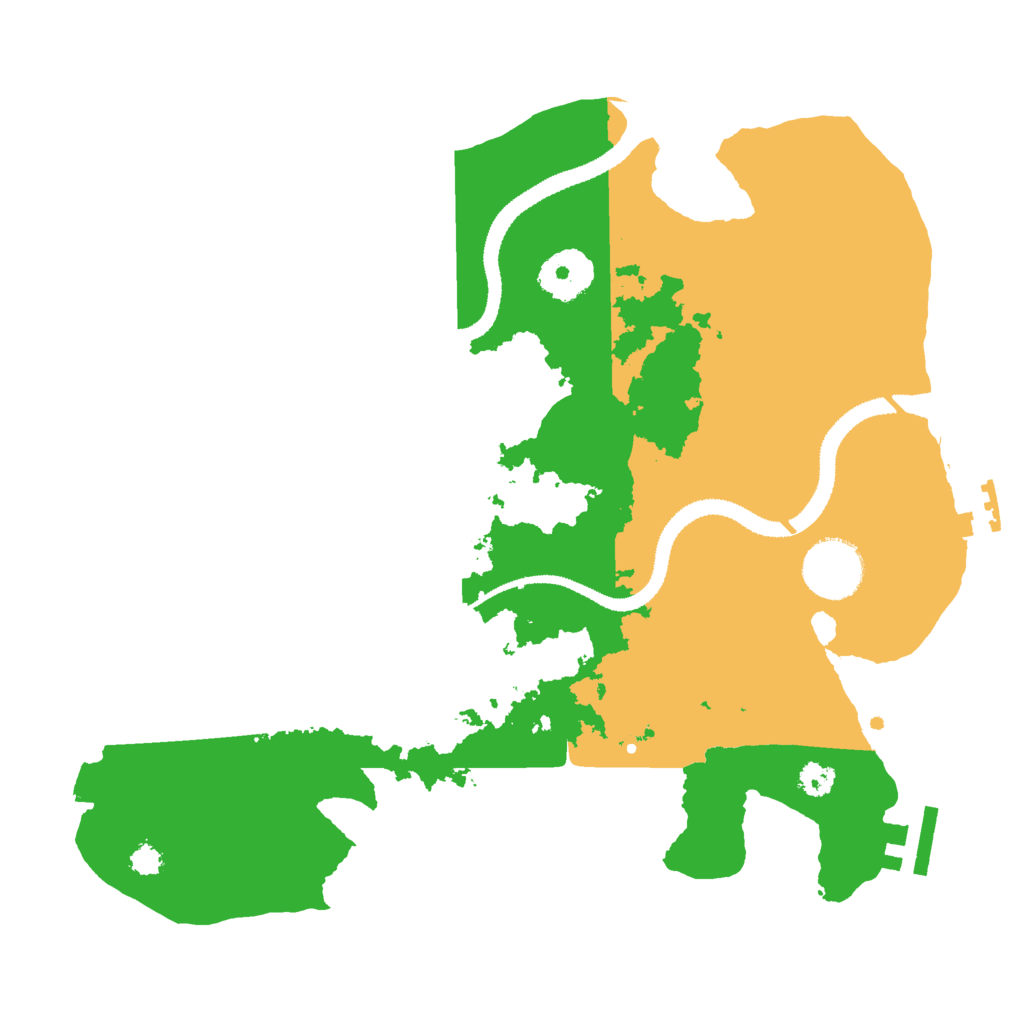 Biome Rust Map: Procedural Map, Size: 3000, Seed: 306855821