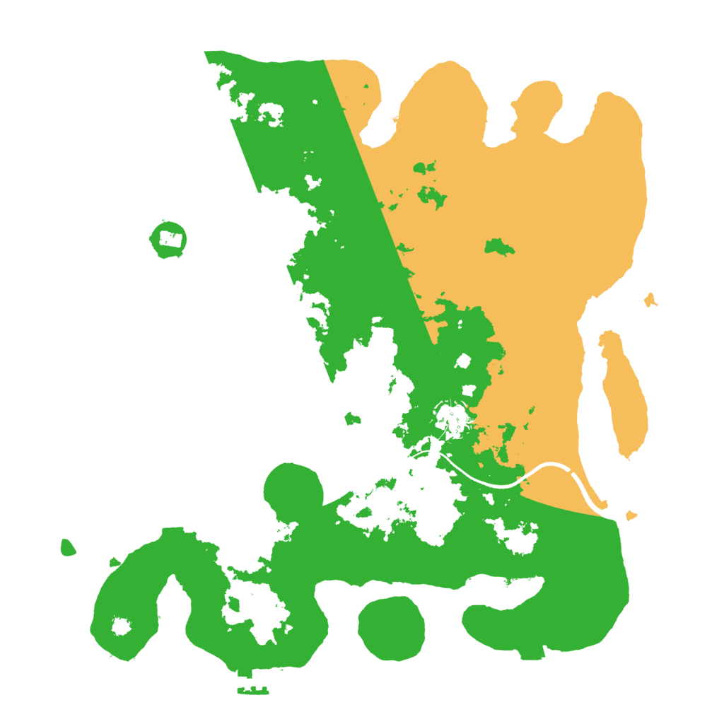 Biome Rust Map: Procedural Map, Size: 3500, Seed: 1327446531