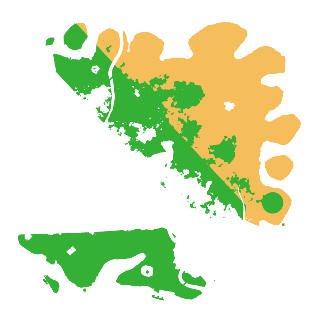 Biome Rust Map: Procedural Map, Size: 4000, Seed: 1354726900