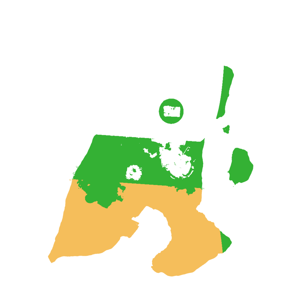 Biome Rust Map: Procedural Map, Size: 2000, Seed: 1617071178