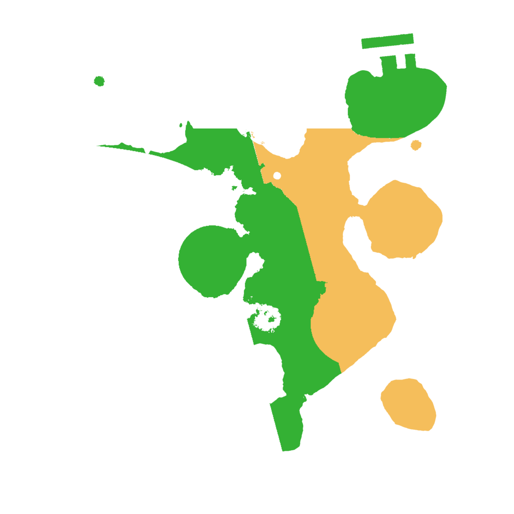 Biome Rust Map: Procedural Map, Size: 2000, Seed: 283289611