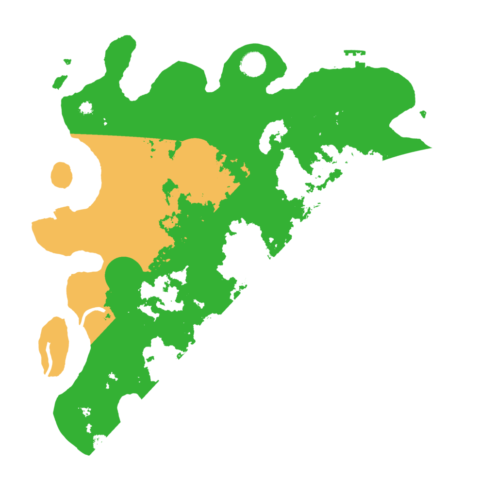 Biome Rust Map: Procedural Map, Size: 3500, Seed: 1428496081