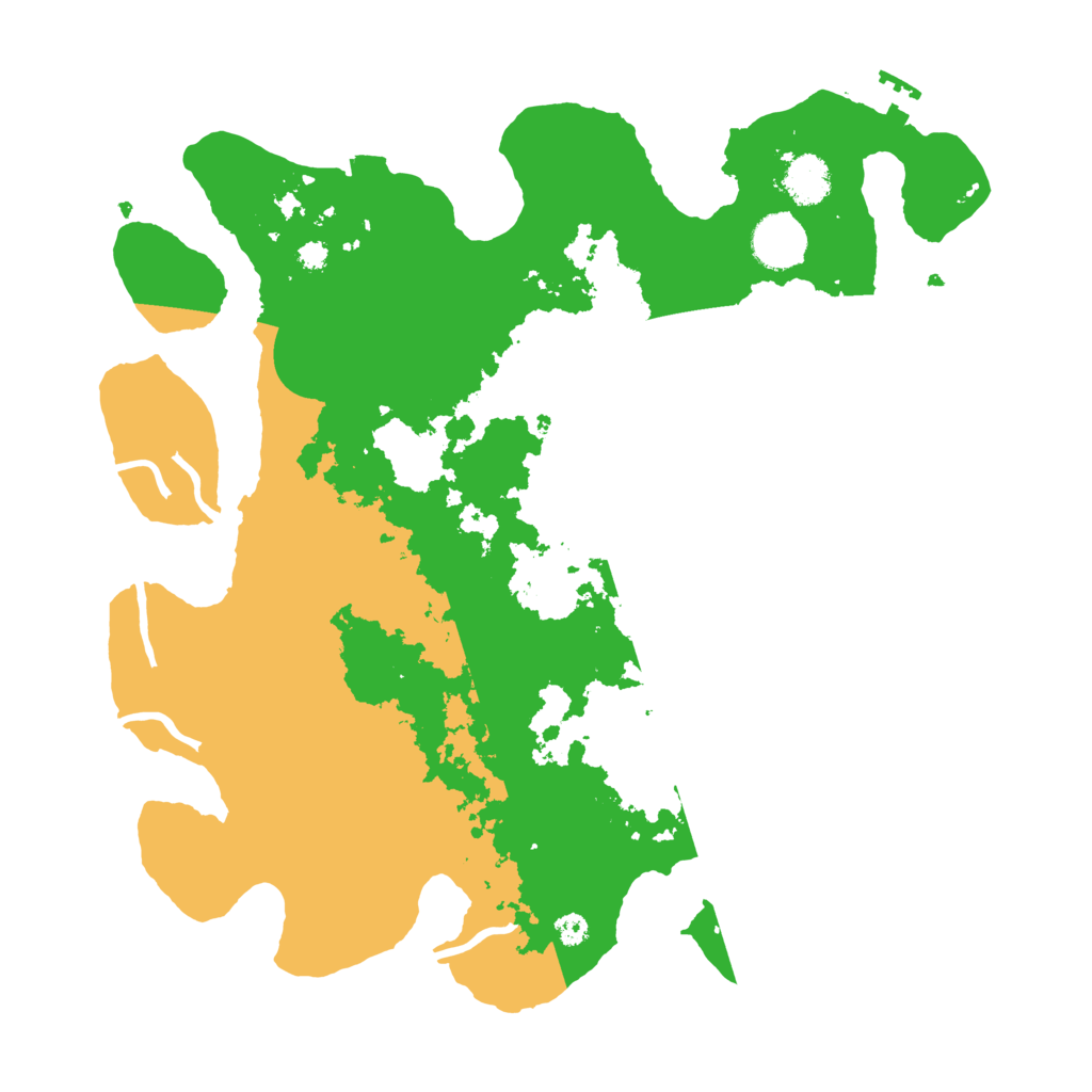 Biome Rust Map: Procedural Map, Size: 3500, Seed: 601521