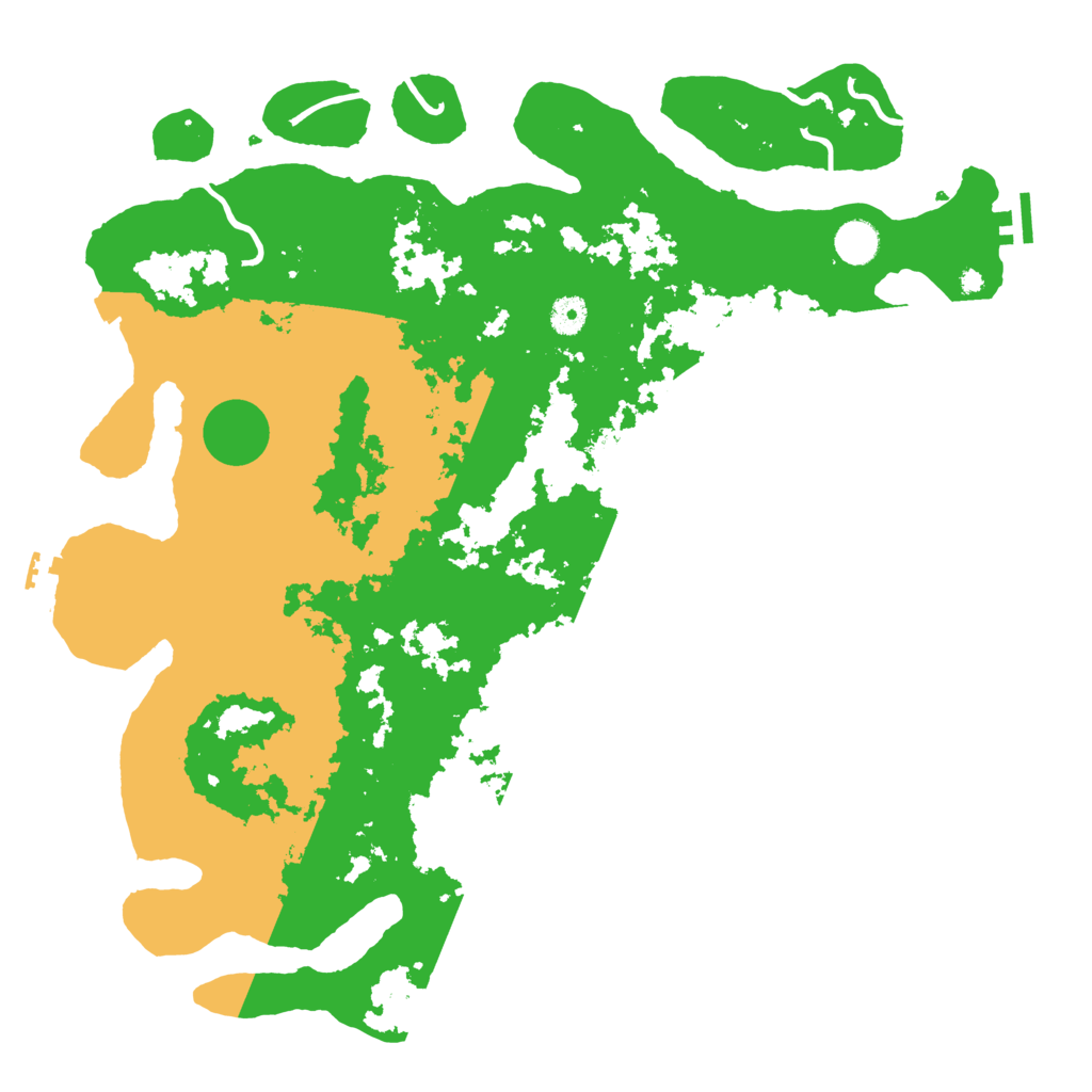 Biome Rust Map: Procedural Map, Size: 4350, Seed: 1082024