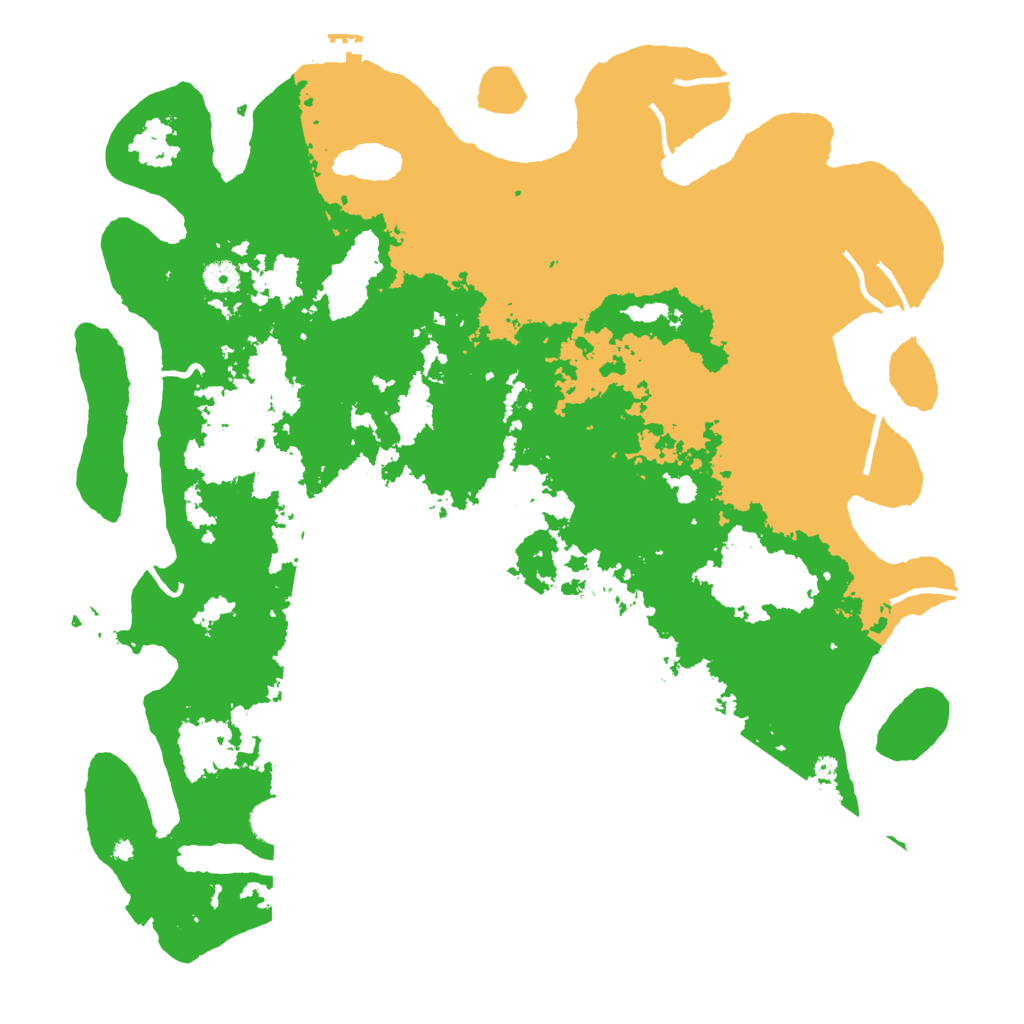 Biome Rust Map: Procedural Map, Size: 4500, Seed: 17014